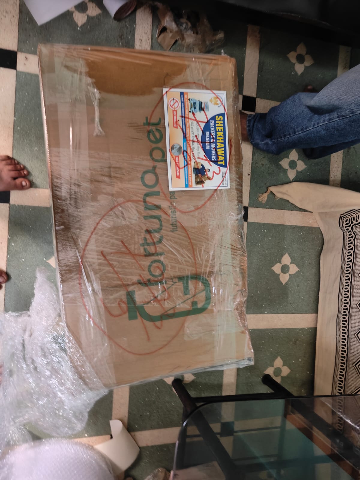 Shekhawat Packers and Movers Belgaum - appliance box wrapped and packed for safe transport